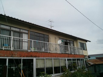 広島県庄原市 テラス囲い施工例
